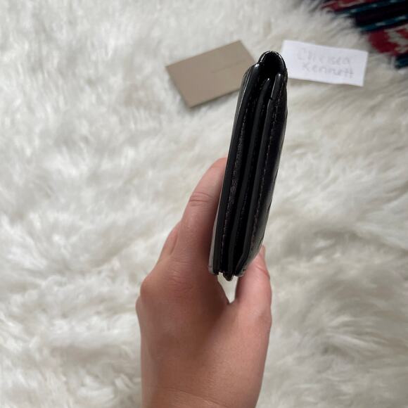 Bottega Veneta Intrecciato Bi-fold Woven Long Dark Brown Vertical Wallet - Picture 6 of 16